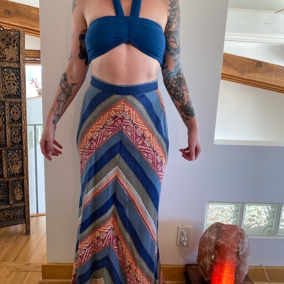 Vintage Linen 70’s skirt - Picture 2 of 8